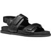 Geox D ADELASH C, Sandalo Scorrevole Donna, Black, 35 EU