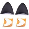 Tianbi 2 orecchie di gatto in silicone con nastri, accessori per casco da bicicletta, casco da sci, casco da moto (casco non incluso)