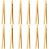 Mudder 12 Pezzi Piccole Pinze da Cucina in Legno, per Pane Toast | Mini Pinza da Portata, Pinzette Per Sottaceti, Pasticcini, Barbecue Coreano