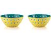 Guzzini - LE MURRINE -Set 2 ciotoline giallo/blu