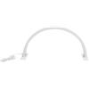 Fockety Lampada da Scrivania Half Moon Nail, 25W 3000K‑6500K Lampada LED Half Moon Dimmerabile a 3 Colori per Allungamento delle Ciglia, Luce per Estetisti da 23 Pollici per Nail Artist (Spina UE)