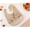 Kiokids Bavaglino Morbido In Silicone Beige