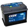 EXIDE BATERÍA 12V/60AH - 540 CCA - SERIE EXIDE EXCELL EB602