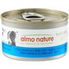 Almo Nature HFC Natural - Alimento Umido per Cani - Tonno Skipjack e Merluzzo - Qualità Human Grade, Senza Glutine - 95g, Confezione da 24