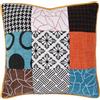 HOME DECO FACTORY Cuscino Patchwork Sfoderabile Divano 40x40 cm Multicolore | Poliestere, cuscino patchwork, fodera sfoderabile, decorazione tessile, divano o letto, lavabile, multicolore