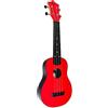 Flight TUS35 Red Travel Soprano Ukulele, Strong ABS plastic