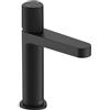 Bristan LISO Miscelatore per lavabo con scarico Clicker e cartuccia in ceramica, rubinetto da bagno, finitura nera