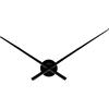 NeXtime 3118ZW orologio da parete grande HANDS, solo lancette, in alluminio, nero, ø 70 cm, 1 pezzo