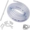Browin 353015 Set per l'imbottigliamento del Vino con Manico e Morsetto, Set per l'imbottigliamento di Alcol, 2 m x 8 mm, Trasparente