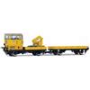 RIVAROSSI HR2990 DB, draisina KLV 53, livrea gialla con gru