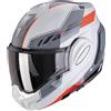 Scorpion casco modulare Exo-Tech Evo Socius - Grigio Rosso