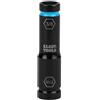 Klein Tools 66077 - Chiave a bussola per avvitatore a percussione, dimensioni 7/16 e 3/8, da utilizzare con avvitatori a percussione Klein Tools Compact BAT20CW, BAT20CW1