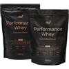 nu3 Performance Whey Set Cioccolato + Iced Coffee 2x1000 g Polvere