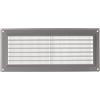 LIRAST 130x300mm Grigia Griglia di Ventilazione in Plastica - Griglie D'Aerazione