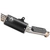 Arrow Terminale di Scarico Arrow GP2 Dark Per KTM 790 Duke (18-25)