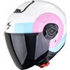 Scorpion Casco Moto Jet Scorpion EXO-CITY II SHEER Bianco Rosa Azzurr