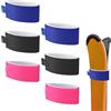 lasuroa 6pz Cinghie di Fissaggio per Sci, Cinghie Regolabili per Sci Nastro di Fissaggio per Sci Fascette per Riporre Gli Sci con Cuscinetto Protettivo per Accessori per Sport Invernali