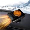 KQLHLHDYZ Riscaldatore per auto da 200 W, 12 V, portatile, con presa accendisigari, riscaldamento rapido 2 in 1, sbrinamento, sbrinamento, base girevole a 360°, sbrinatore per parabrezza dell'auto