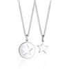 Elli Collana Donne Set Stella Cut-Out Ciondolo Madre Bambino in Argento Sterlino 925