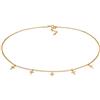 Elli Collana Donna Choker Cross Faith Religion Trend in argento 925