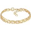 Elli Armband Damen Glieder Twisted Klassisch Goldfarben