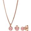 Elli Set di Gioielli da Donna in Argento 925 con Cristallo