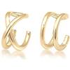 Elli Orecchini Donna Set Earcuff Tendenza in Argento Sterling 925