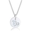 Elli Collana da donna in argento Sterling 925 con ciondolo a forma di stella, segno zodiacale, Astro Trend, cristalli Swarovski, lunghezza 45 cm