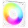 ARCTIC P14 Pro Reverse A-RGB - 140 mm Ventola Premium con flusso d'aria inverso, Ventole PWM con splitter per cavo a Y, 400-2650 rpm, 0 rpm <5% PWM, 5V Digital RGB, FDB, 4-Pin - Bianco