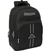 safta KAPPA DARK - Zaino scuola per bambini, ideale per bambini di diverse età, comodo e versatile, qualità e resistenza, 32 x 15 x 42 cm, Nero, M, Casual