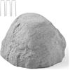 VEVOR Copertura in Finta Roccia, Copertura per Pompa da Pozzo in Finta Roccia per Esterni, Masso Artificiale Resistente alle Intemperie per l'Arredo di Giardino Cortile, Grigio, Taglia Piccola