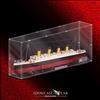 SHOWCASE LAB TECA IN PLEXIGLASS ACRILICO-SHOWCASE-TECA PER SET LEGO® 10294-TITANIC-EXPERT-NAV