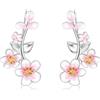 CUPENDA Orecchini da donna in argento Sterling, stile vintage, gioielli da donna, 0.84*0.24 inches, Argento sterling, Nessuna pietra preziosa