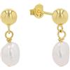 s.Oliver Orecchini in argento sterling 925/acciaio inossidabile da donna, orecchini, forniti in confezione regalo per gioielli