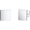 Elli Orecchini quadrati Geo Minimal Trend Matt Argento 925 Angolare