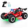 SZJJX Macchina Telecomandata per Bambini con Luce,2.4Ghz 20KM/H Macchina Radiocomandata,Macchinine per Bambini,Natale Compleanno Giocattoli Giochi Regalo per Bambina Bambino 3 4 5 6 7 Anni Rosso