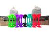 TOSSIT Gioco di Lancio Divertente con Ventosa, Interni Esterni, Si Attacca a Muri, Finestre, Pavimenti, Alternativa Freccette, Bocce, Pétanque, Famiglia, Amici, Twin Pack, Rosso Ciano Viola Verde