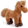 Zappi Co Cavallo di peluche marrone chiaro - Morbido peluche di 20 cm - Adorabile cavallo giocattolo per bambine e ragazzi