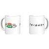 Lewistons-Of-London Friends TV Show Series USA Sitcom The One Where Drink Tea Coffee Central Perk Divertente Humour Work Banter Tazza in ceramica bianca 325 ml