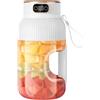 DONGKER Tazza Frullatore Portatile, 1200ML Spremiagrumi Ricaricabile USB con Display Digitale, Mini Mixer Frutta Elettrica per Cucina, Viaggio, Ufficio, Palestra