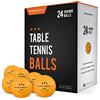 PRO-SPIN Palline Ping Pong - Arancioni 3-Stelle 40+ Palle da Ping Pong di Alta Qualità (Confezione da 60) - Palline da Ping Pong per Giochi e Competizioni, da Esterno o Interno