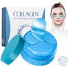 Montegoni 60 pezzi di maschere per occhi al collagene antirughe con acido ialuronico e 10 vitamine - Maschera per occhi idratante anti-età contro rughe, occhiaie e borse - Patch per occhi rinfrescanti per occhi