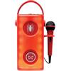 Lexibook, Marvel Spider-Man, Altoparlante Bluetooth® wireless luminoso con microfono, Effetti di luce multicolori, Slot per scheda SD/TF, Batteria ricaricabile, Rosso, BTP185SPZ