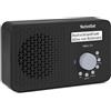 TechniSat VIOLA 200 - Radio portatile DAB+/FM (con display LCD, antenna telescopica, memoria preferiti, presa per cuffie, alimentazione a rete e a batteria, altoparlante mono, RDS, PLL) nero