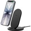 Belkin BoostCharge Caricatore Wireless, Supporto Ricarica Compatibile con Custodie per Telefono, Ricarica Wireless per iPhone, Samsung Galaxy, Google Pixel, Cavo Inclusi, Nero