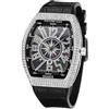 Orologio da polso piccolo al quarzo Boma Scroll con pietre di marcasite, in argento sterling 925 OT 012. - Italia