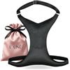 L' UNĒ Reggiseno Anti Rughe Scollatura, Reggiseno Notturno Antirughe, Reggiseno per Dormire Senza Ferretto, 3 Modalita d'uso, Taglia Unica, Rosso Bordeaux