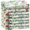 HOULIFE Fazzoletti per donne, morbido fazzoletto di cotone per donne, fazzoletto floreale per donne, fazzoletto vintage con motivo floreale, M