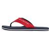 Tommy Hilfiger Uomo Infradito Nyc Beach Sandal con Logo, Rosso (Primary Red), 40