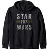 Star Wars Star Font 1977 Blue & Gold Felpa con Cappuccio